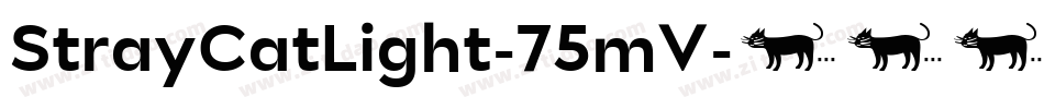 StrayCatLight-75mV字体转换