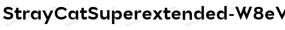 StrayCatSuperextended-W8eV字体转换