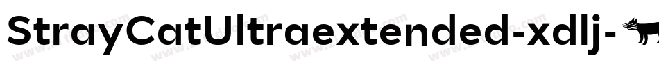 StrayCatUltraextended-xdlj字体转换