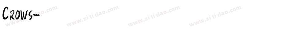 Crows字体转换