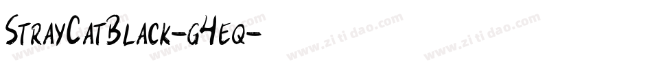 StrayCatBlack-g4eq字体转换