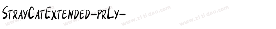 StrayCatExtended-prLy字体转换