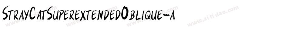 StrayCatSuperextendedOblique-adOa字体转换