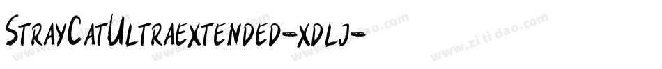 StrayCatUltraextended-xdlj字体转换