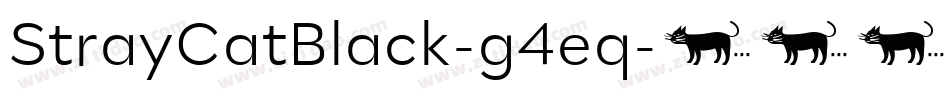 StrayCatBlack-g4eq字体转换