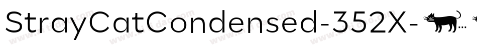 StrayCatCondensed-352X字体转换