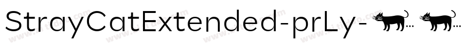 StrayCatExtended-prLy字体转换