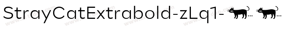StrayCatExtrabold-zLq1字体转换