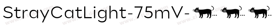 StrayCatLight-75mV字体转换