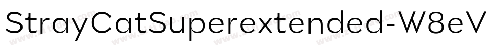 StrayCatSuperextended-W8eV字体转换