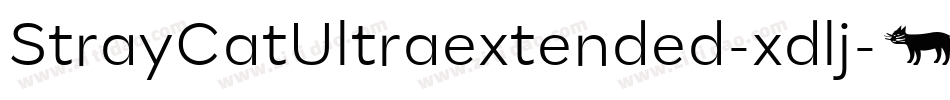 StrayCatUltraextended-xdlj字体转换