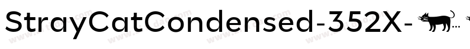 StrayCatCondensed-352X字体转换