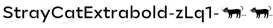 StrayCatExtrabold-zLq1字体转换