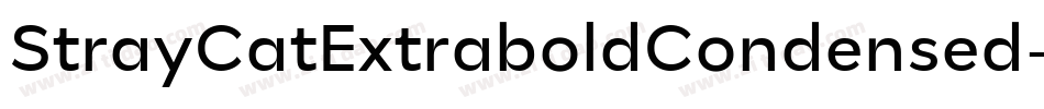 StrayCatExtraboldCondensed-55wz字体转换