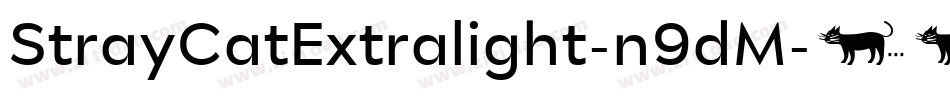 StrayCatExtralight-n9dM字体转换