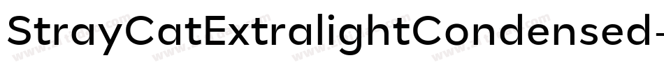 StrayCatExtralightCondensed-15ML字体转换