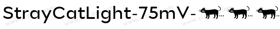 StrayCatLight-75mV字体转换