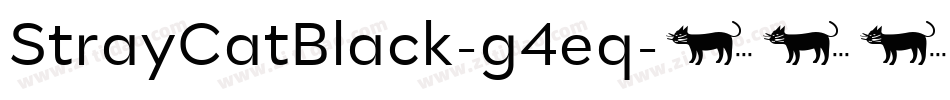 StrayCatBlack-g4eq字体转换