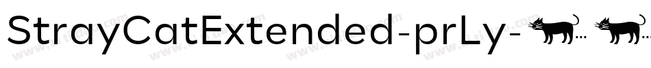 StrayCatExtended-prLy字体转换