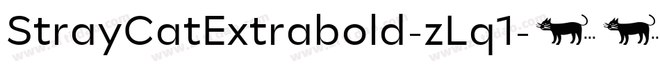StrayCatExtrabold-zLq1字体转换