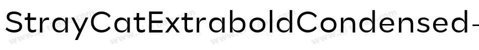 StrayCatExtraboldCondensed-55wz字体转换