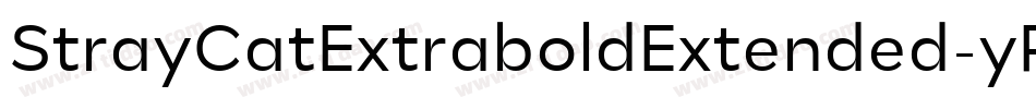 StrayCatExtraboldExtended-yPq5字体转换
