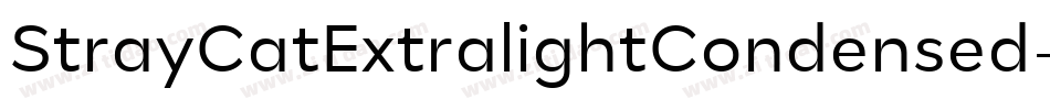 StrayCatExtralightCondensed-15ML字体转换