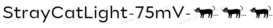 StrayCatLight-75mV字体转换