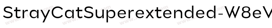 StrayCatSuperextended-W8eV字体转换