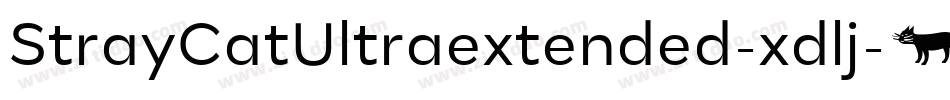 StrayCatUltraextended-xdlj字体转换