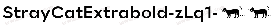 StrayCatExtrabold-zLq1字体转换