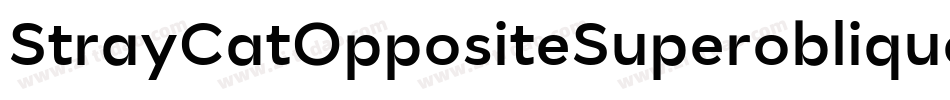 StrayCatOppositeSuperoblique-45MB字体转换