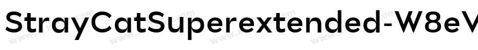 StrayCatSuperextended-W8eV字体转换