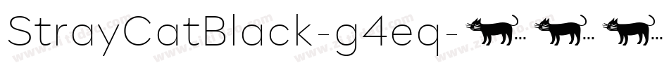 StrayCatBlack-g4eq字体转换