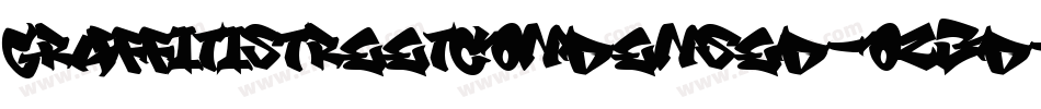 GraffitiStreetCondensed-oz3d字体转换