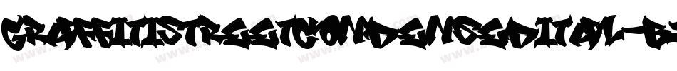 GraffitiStreetCondensedItal-BJ5d字体转换