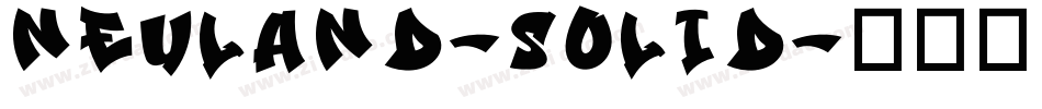Neuland-Solid字体转换