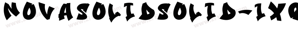 NovaSolidSolid-1Xq0字体转换