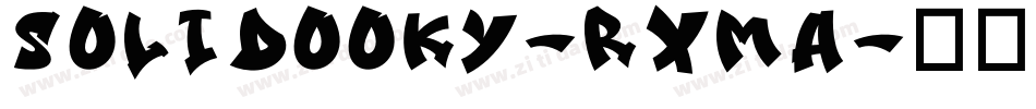 SolidOoky-rxmA字体转换