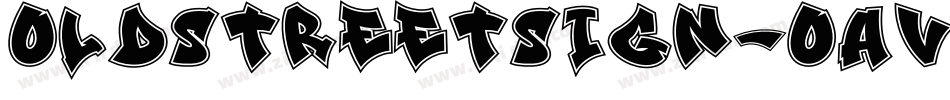 OldStreetSign-oAVV字体转换