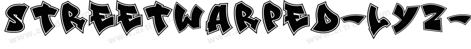 StreetWarped-lYZ字体转换