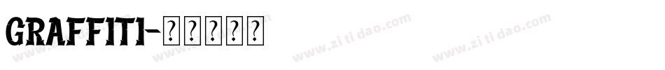 GRAFFITI字体转换