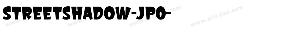 StreetShadow-jP0字体转换
