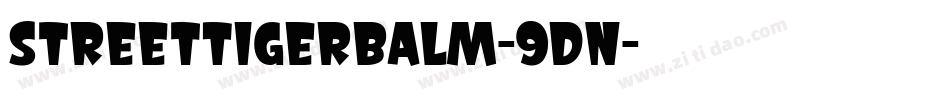 StreetTigerbalm-9dn字体转换