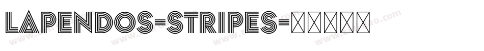 Lapendos-Stripes字体转换