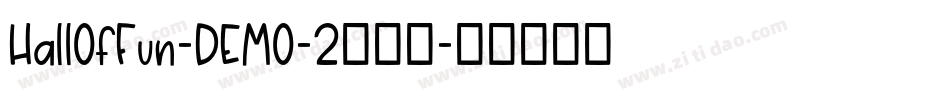 HallOfFun-DEMO-2生成器字体转换