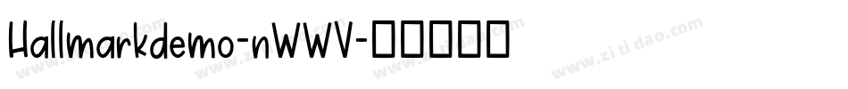 Hallmarkdemo-nWWV字体转换