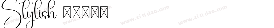 Stylish字体转换