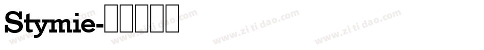 Stymie字体转换