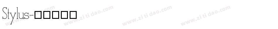 Stylus字体转换